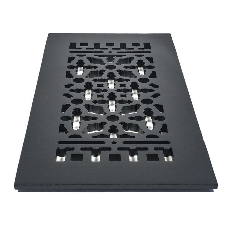 Grille 14 po x 6 po, Ouverture dans le plancher (sans trous ni vis)