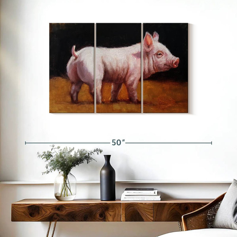 Brampt Wilbur, 24" H x 38" W