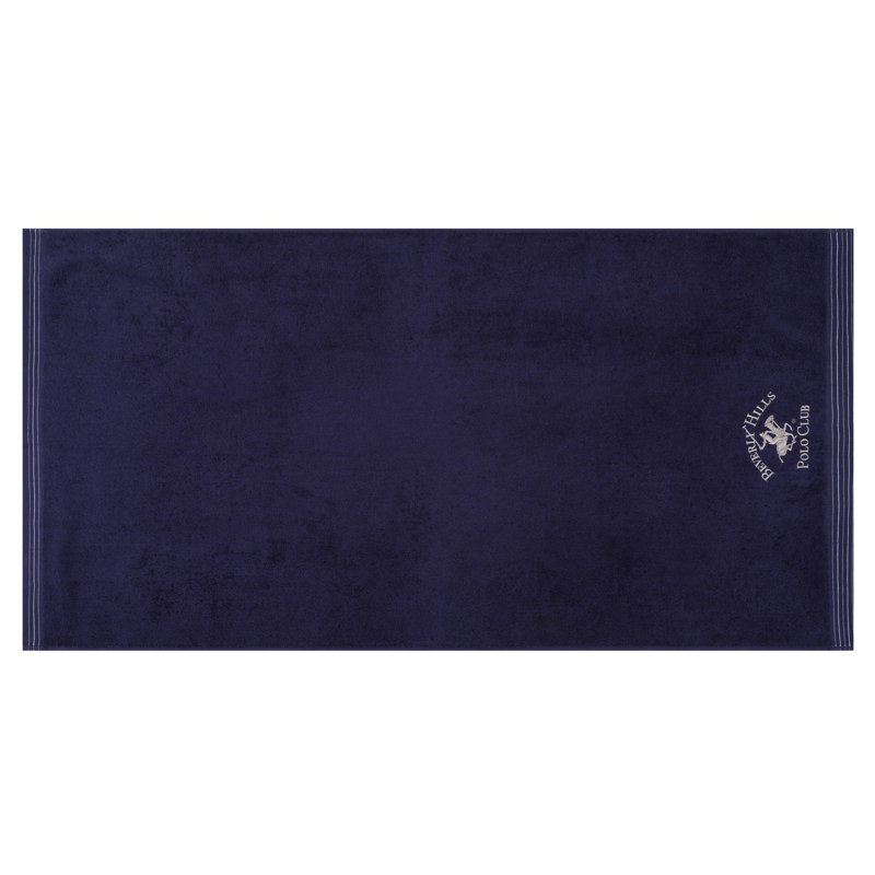 2 Piece 100% Cotton Hand Towel Set, Red/Blue