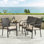 Chaises d'extérieur en osier, 56225,00CHRBRN KD, 4 pièces
