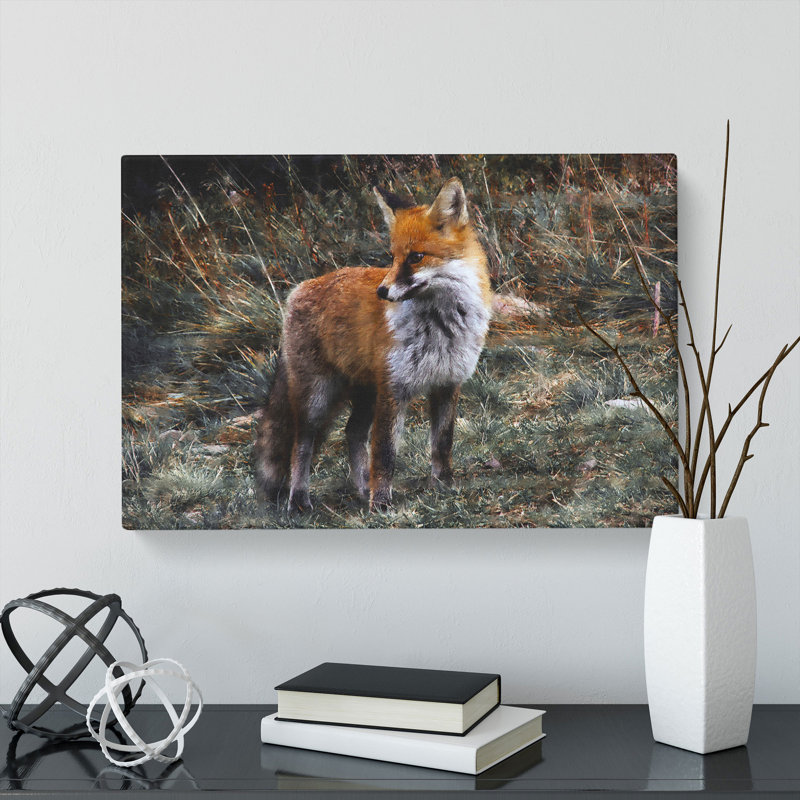 Red Fox Vol.2 - Wrapped Canvas Print, 40cm H x 60cm W x 3cm D