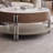 Light luxury high sense round coffee table