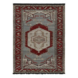 Burano Hand Knotted Wool Geometric Area Rug