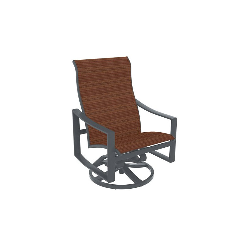 Kenzo Outdoor Dining Armchair, Bogota, Graphite