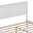 Solid Wood Bed Frame With Headboard, Foot Board And Slats-241720416-241720417