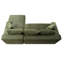 Canapé modulaire 94,5 pouces avec méridienne en forme de L et canapé rembourré minimaliste moderne 94,5 pouces-857692469-857692473-857692474
