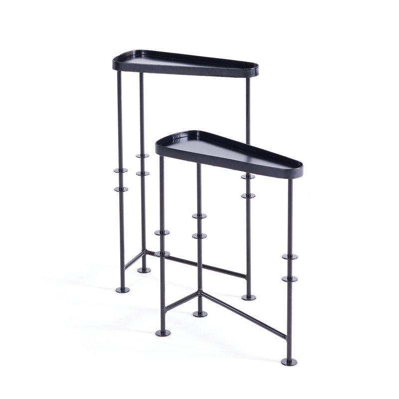 Ensemble de 2 tables de bout