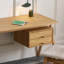 Bureau simple et durable avec pieds en bois de frêne