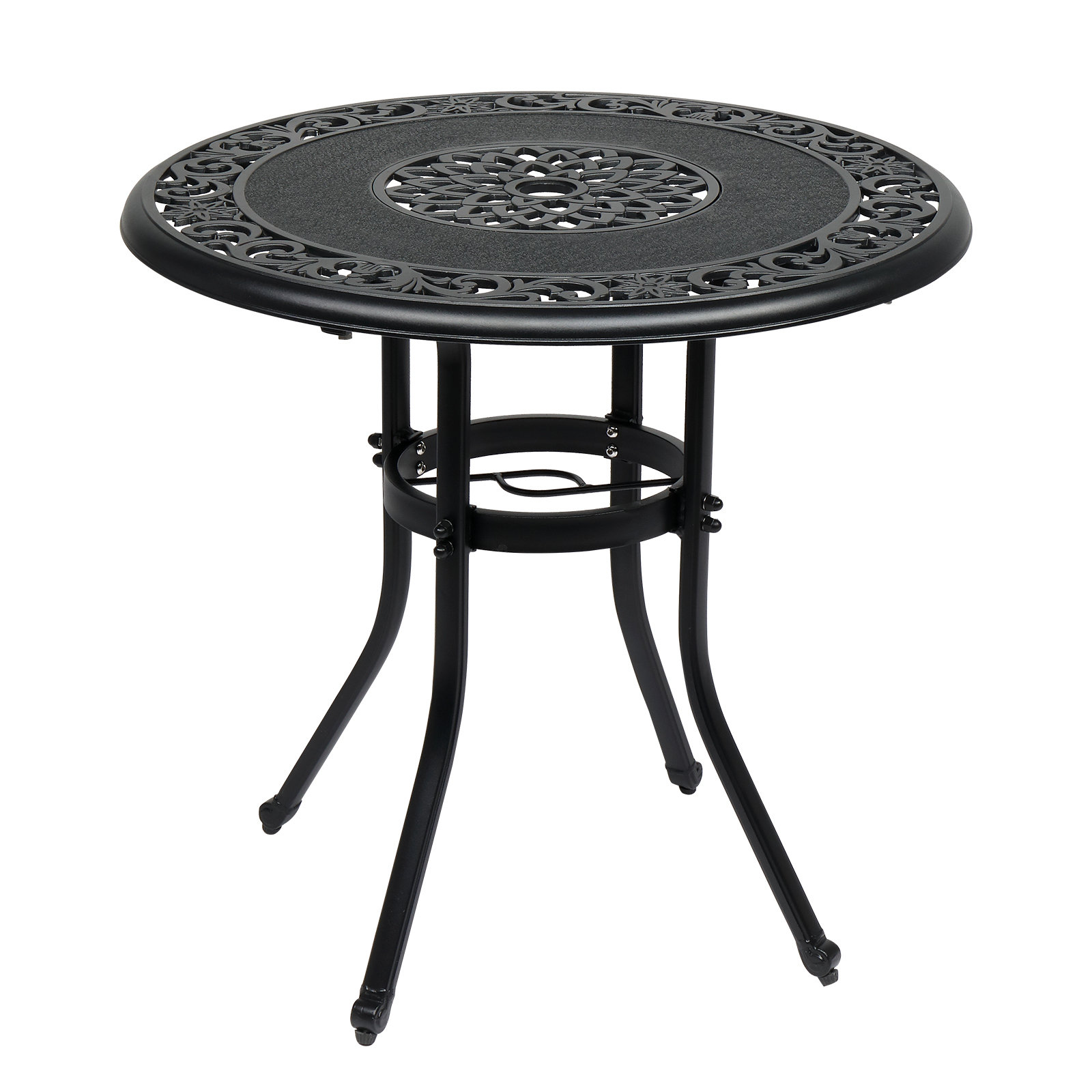 Lark Manor™ Ashaun Round 32'' Outdoor Bistro Table & Reviews | Wayfair