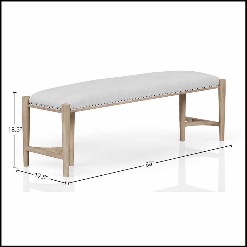 Sand Colored Bench Simple design, comfortable and durable, multi-functional bench