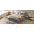 Platform Bed With Drawer And Two Shelves-1314057866