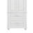 Tall Storage Cabinet With Two Drawers