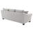 Mingle Light Grey Upholstered Sofa