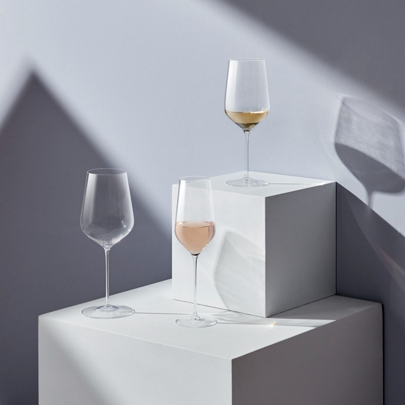 Tige zéro 17,25 oz Verre à vin cristal rouge