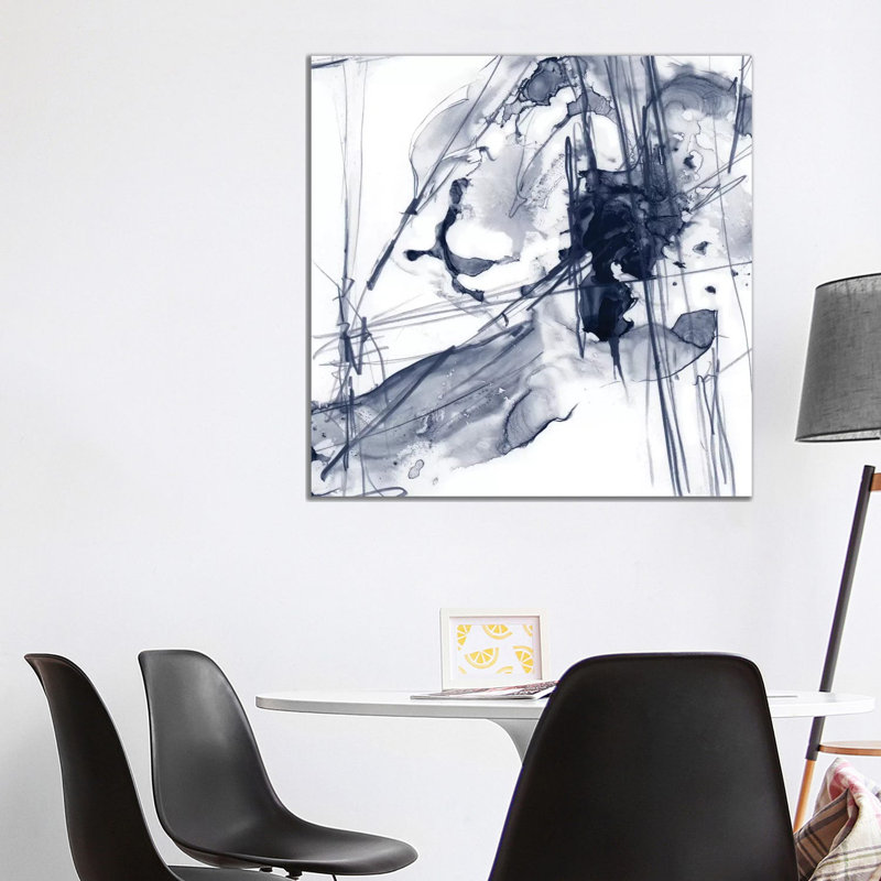 «Charting the Universe I» par Ethan Harper - reproduction d'art, H 37 po x l 37 po x P 1,5 po, Toile tendue, Pas de tapis