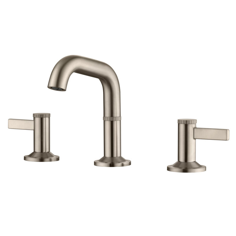 Maesson Collection Two-Handle Widespread Lavatory Bathroom Faucet 1.2 gpm with Drain Assembly - Brushed Nickel