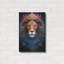 Art mural en métal luxueux «Dmt Art Lion 2» par Momart-106416355