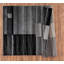 Tapis gris foncé / noir à motif abstrait Anjolie-1771266103