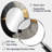 Black And Gold Abstract Meditation I - Large Oval Wall Mirror On Metal-834246853