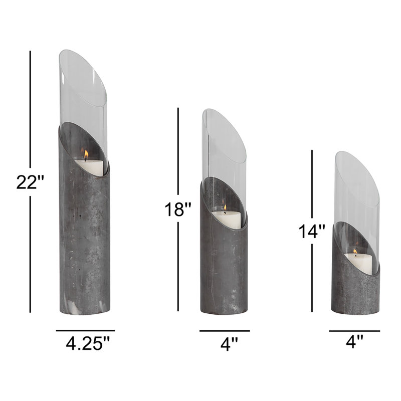 Tabletop Candlestick with Candle Included
