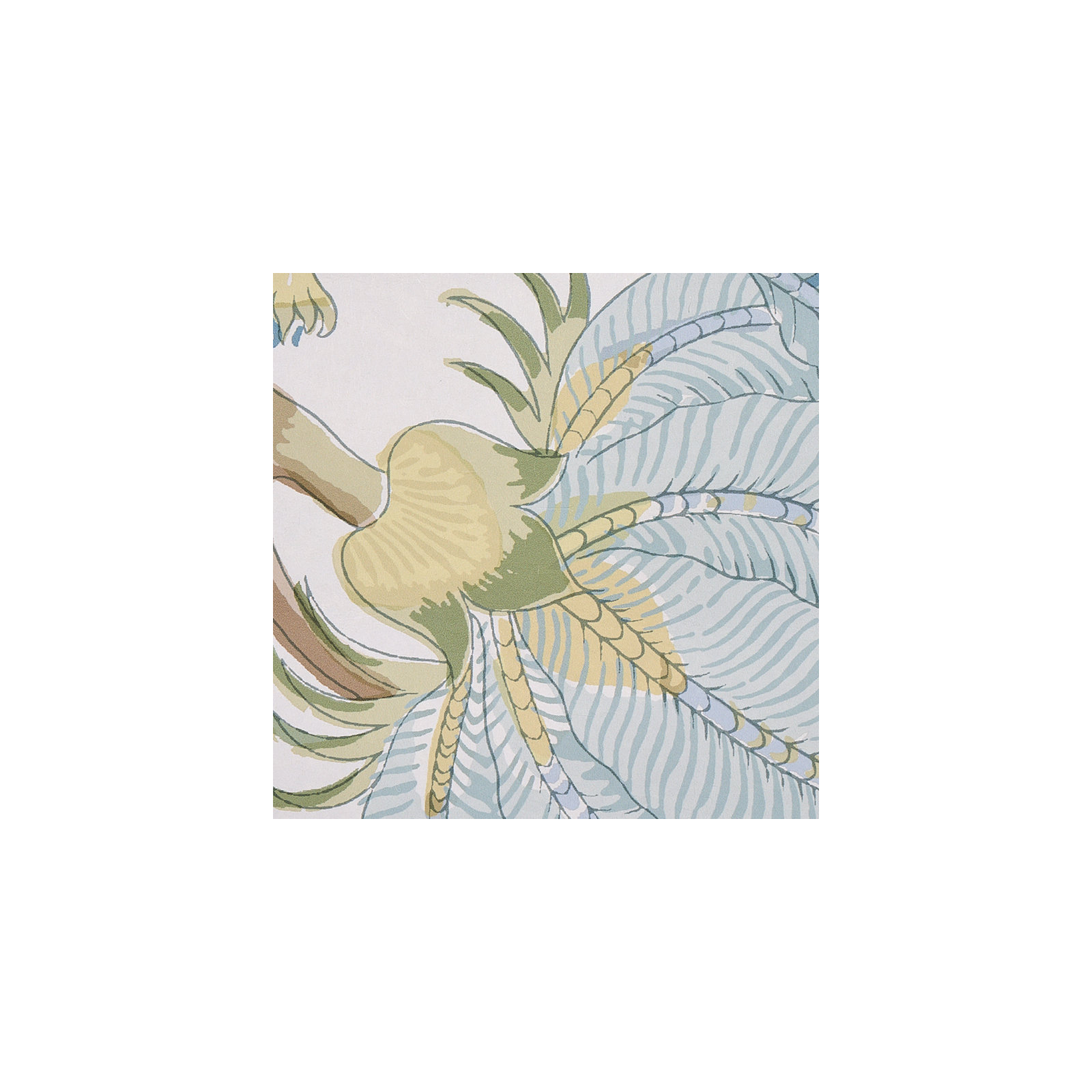 Indian Arbre Wallpaper, Soft Green