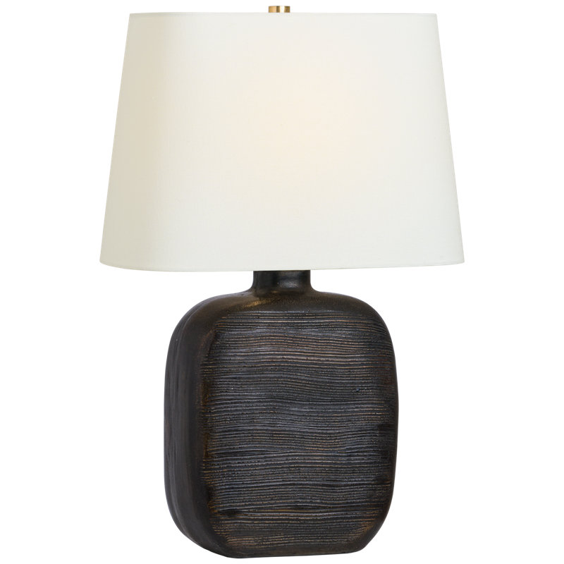 Pemba Table Lamp, Chimney Black