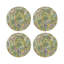 Sous-verres ronds en cuir Sabi Jungle Dijon-119015288