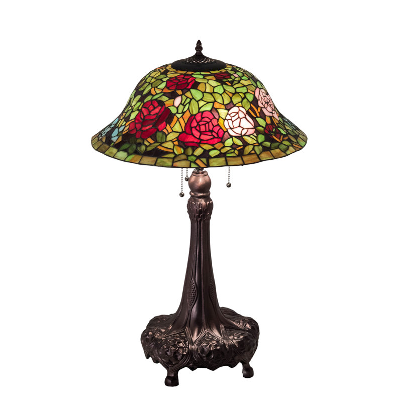31" High Tiffany Rosebush Table Lamp