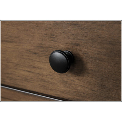 Table de chevet 1 pièce de style transitionnel avec port USB, plateau en feutre et tiroirs en queue d'aronde pour une fonctionnalité moderne