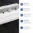 48'' Rectangular Stone Resin Bathroom Sink Wall-Mounted Sink