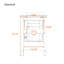 Meuble-lavabo de 20 po avec lavabo en céramique, porte à fermeture en douceur, tablette réglable en forme de U, support de rangement pour porte, armoire autoportante moderne-1605283384