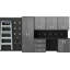 Deluxe 6' H x 8' W x 17" D 7 Piece Cabinet Set-15205427