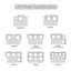 Convertible Floor Sofa Bed with Fixed-Shape Frame-117873923