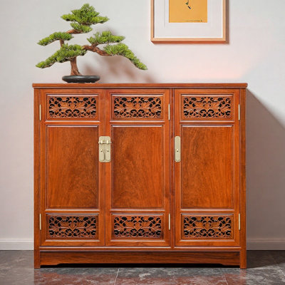 Armoire à chaussures en bois massif