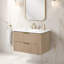 OVE Decors Amara Meuble-lavabo flottant à simple cuve Sahara