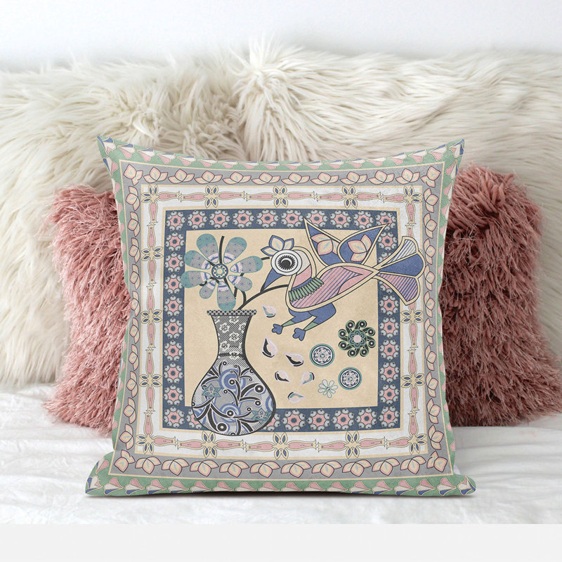 Coussin 18 po x 18 po, Vert