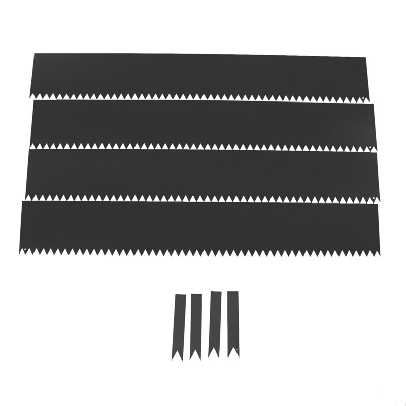 Panneau de clôture en acier, H 0,5 pi x l 3,3 pi