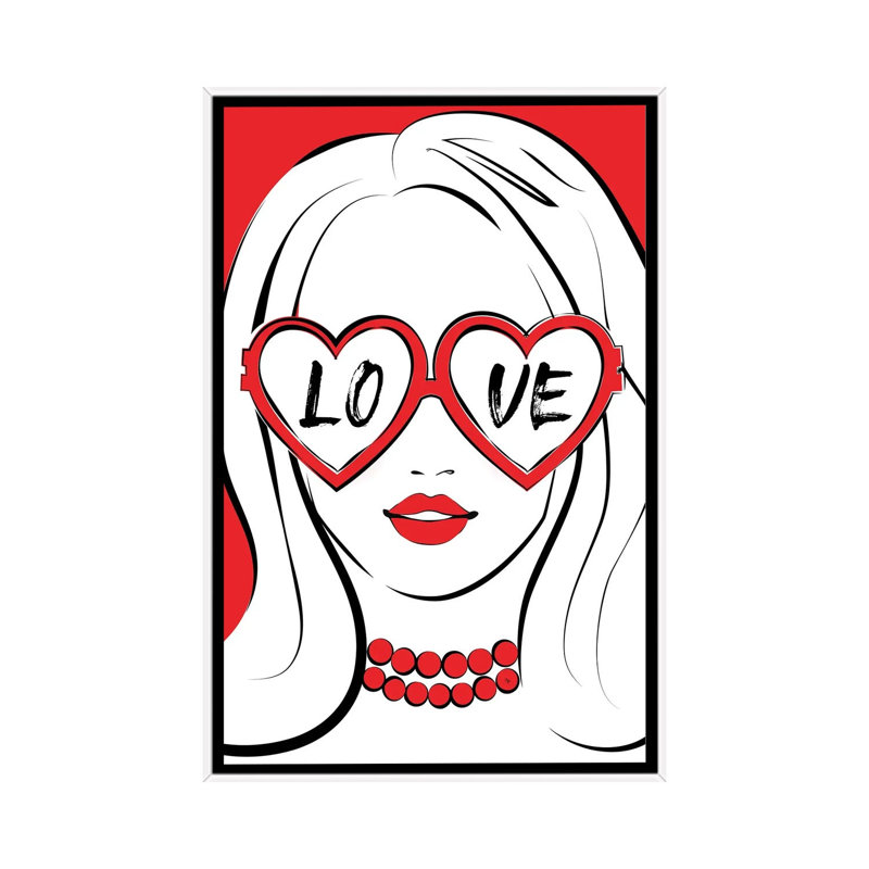 Heartfelt Vision by Martina - Gallery-Wrapped Canvas Giclée on Canvas, 66.04 cm H x  45.72 cm W  x  4.445 cm D, White
