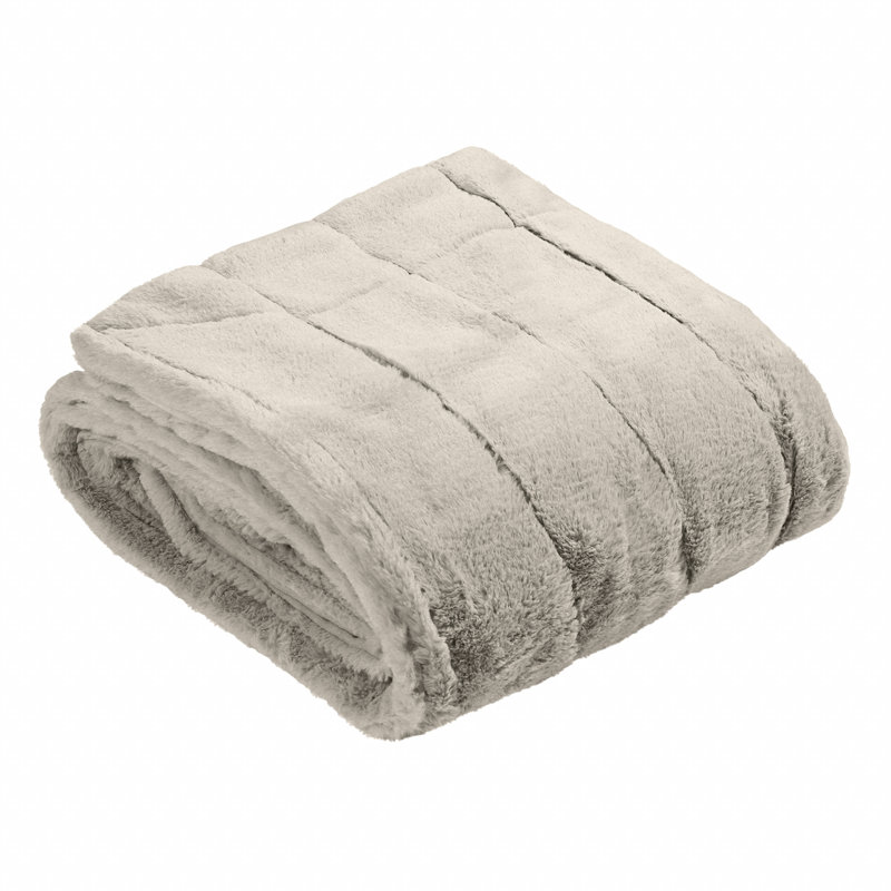 Berwick Plain Weave / Muslin Throw Blanket, W130x L180cm, Grey