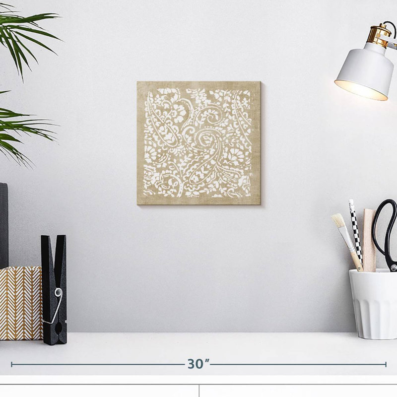 Kerner Venetian Lace I, 10" H x 10" W