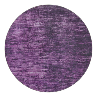 Monkton Combe Shag Microfiber Area Rug in Purple