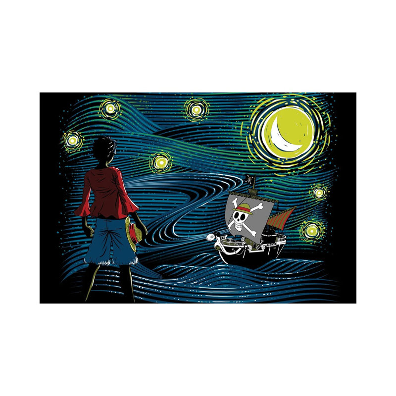 " Starry Sea " by Denis Orio Ibañez, 8" H x 12" W x 0.75" D