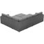Grand canapé-lit modulaire avec repose-pieds Seybert-101956946