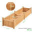 Wood Raised Garden Bed-219292308