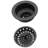 3-1/2" Wing Nut Style Kitchen Sink Drain Basket Strainer-105013601
