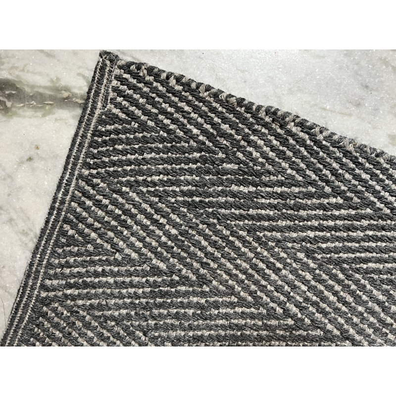 Malesa Machine Woven Grey Rug, 90cm x 150cm