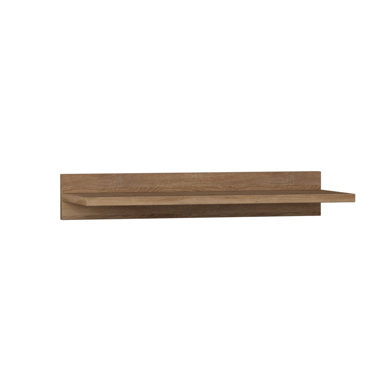 Holt Floating Shelf with Adjustable Shelves, Oak
