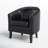 Munson 26.77" Wide Faux Leather Barrel Chair-1539667754