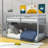 Elsko Kids Twin Over Twin Bunk Bed-1082546101