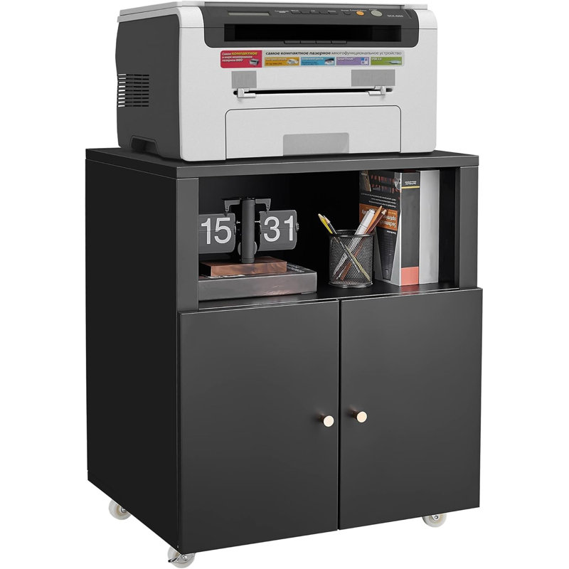 55cm Wide File Cabinet, Black